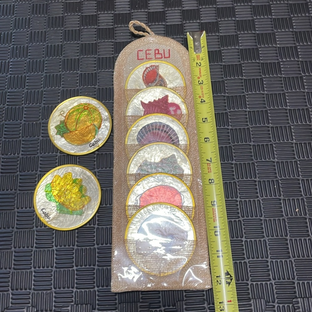 Cebu Philippines coasters in original packaging along with extras - Picture 3 of 7